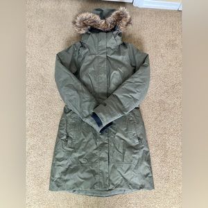 North Face Arctic Parka Jacket Women’s Small Green